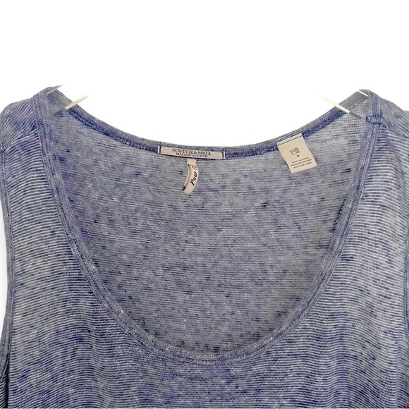 Scotch & Soda Stripe Pom Pom Knit Tank Top Size Small - Picture 6 of 9